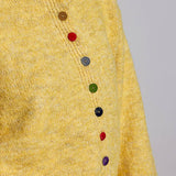 Chic Collar Button Knit Cardigan Cozy Oversized Sweater SALE