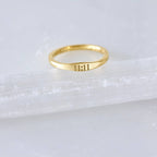 11:11 Stamped Ring