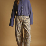 J7541   BUTTON FRONT EASY KNITTED CARDIGAN