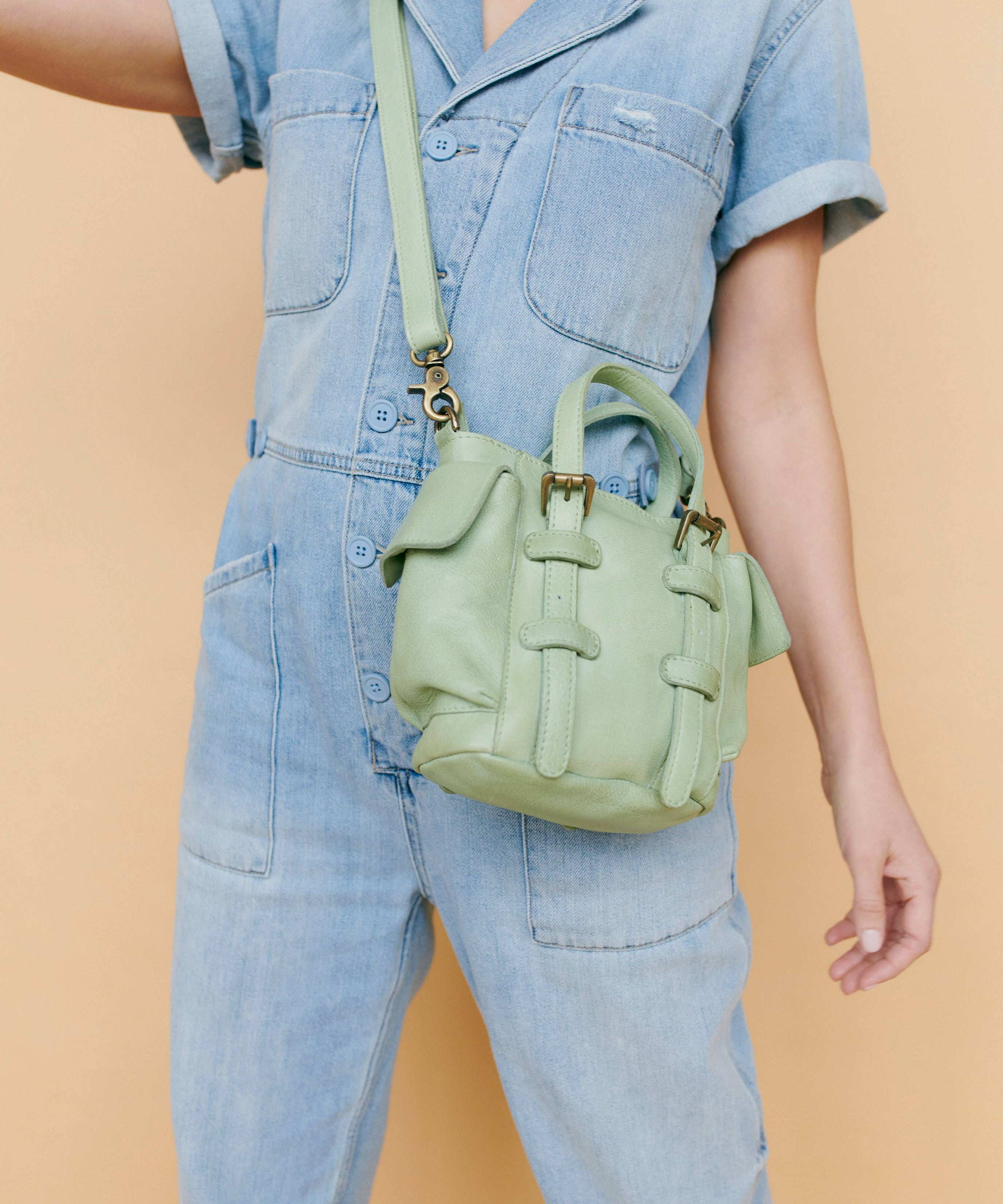 Myles Handcrafted Leather Crossbody Bag