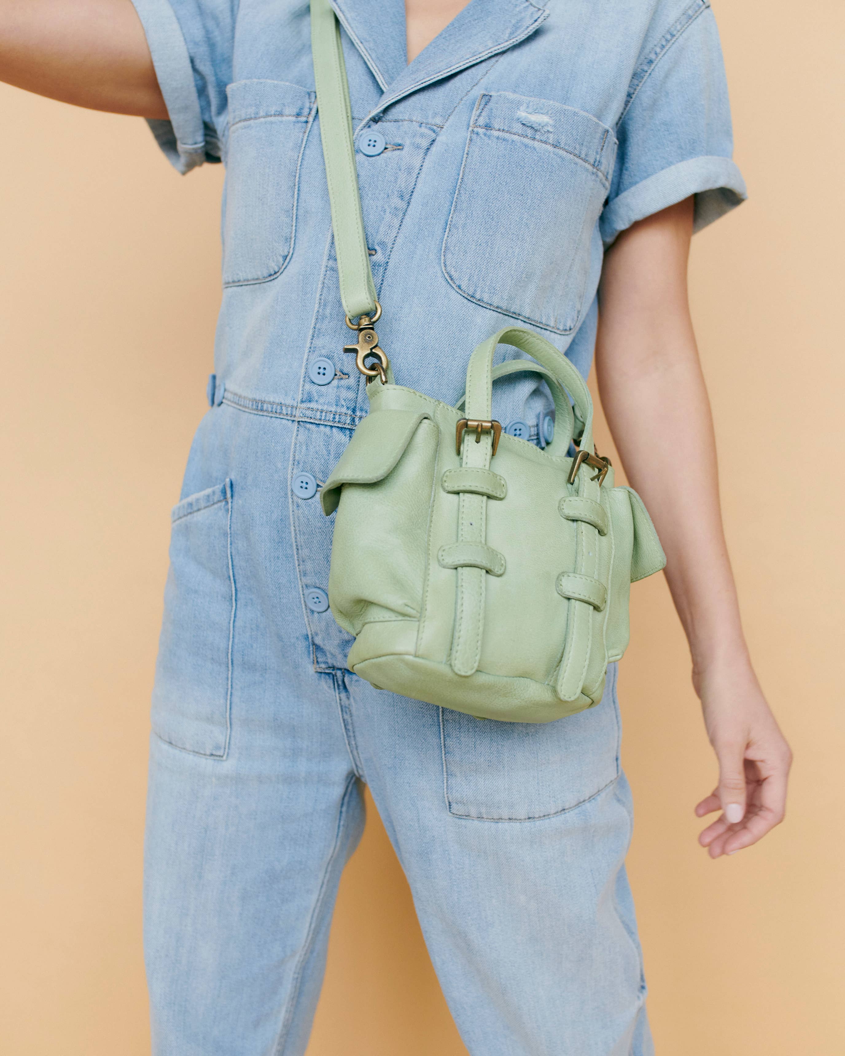 Myles Handcrafted Leather Crossbody Bag