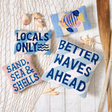 Sand Sea & Shells Hook Pillow