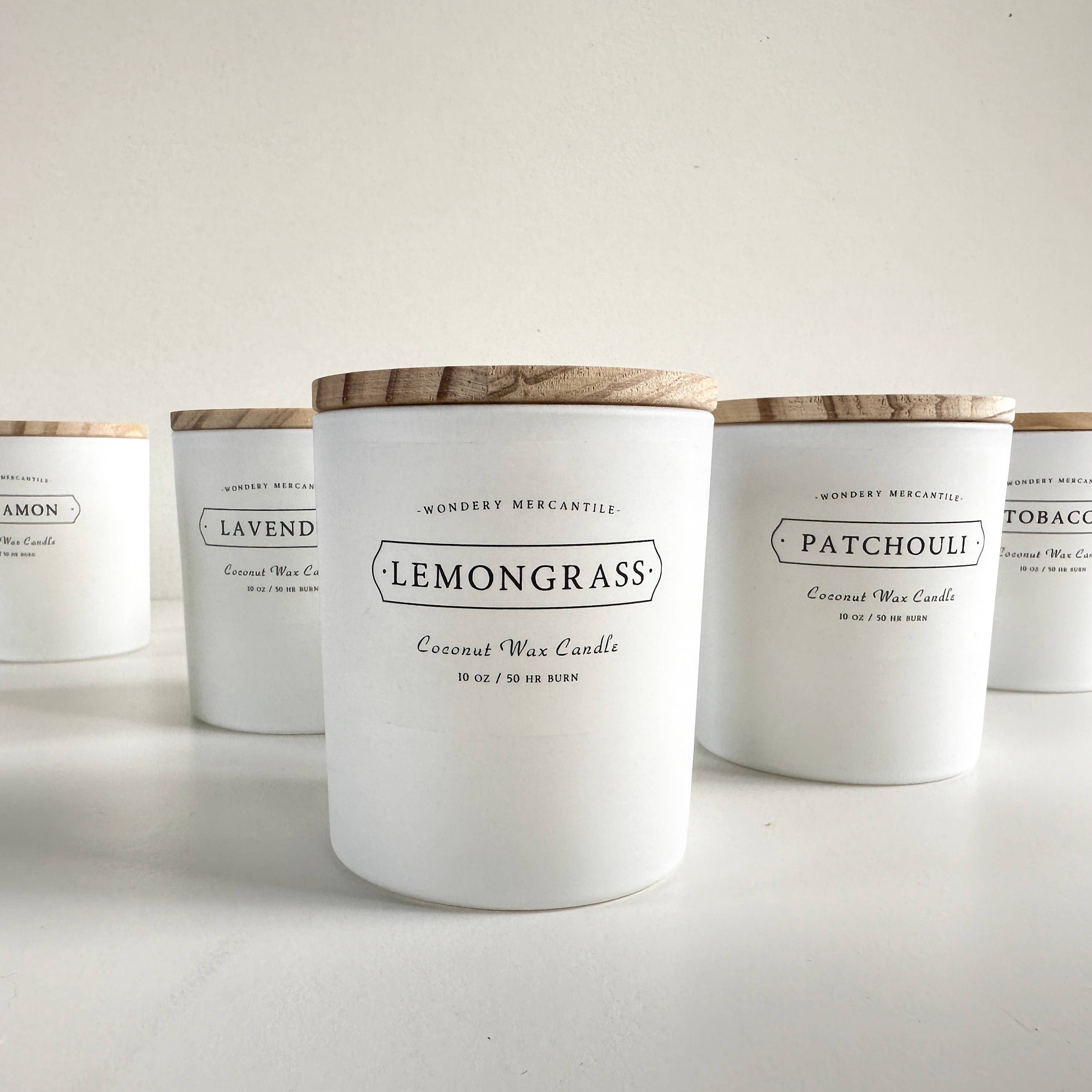 Lemongrass Coconut Wax Candle | Clove, Lime, Cedar