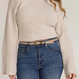 Alie | Skinny Leather Belt for Women - Belts for Dresses