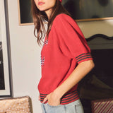 Knitted Puff Sleeve Sweater