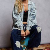 Vintage Embroidered Denim Jacket