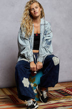Vintage Embroidered Denim Jacket