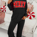 JOLLY Texture Christmas 2025 Top and Pockets Pants Set