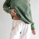 Oversized Washed Crewneck Sweatshirt Bundle