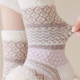Cozy Fleece Thick Crew Socks