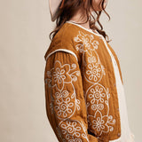 Embroidered Quilted Western Jacket