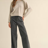 Lace Up Front Trousers