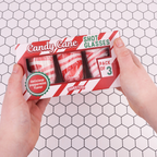 Edible Candy Cane Shot Glasses