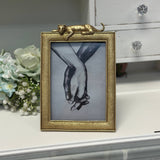 Luxurious Gold Leopard Photo Frame