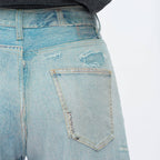 High Rise Barrel Denim Jeans