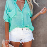 Sheer Button Down