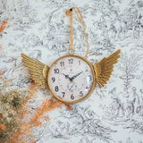 Gold-Finished Iron Clock
