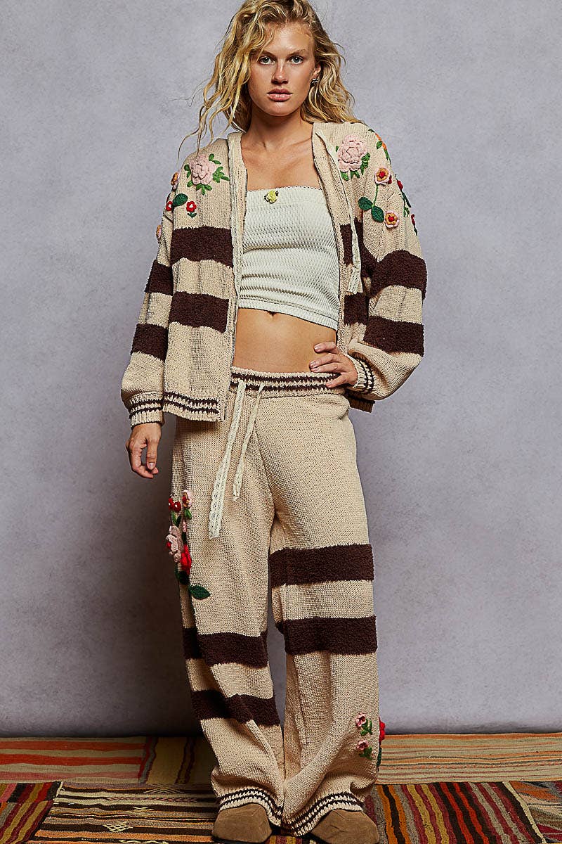 Striped & Floral Lounge Pants