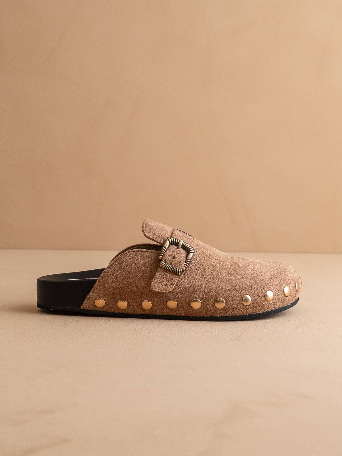 The Toni | Studded Buckle Clog