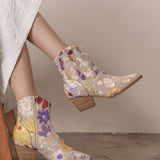 The Wanda | Taupe Western Boot