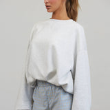 CT3552 Blouson Cropped Pullover Sweatshirt