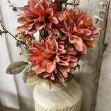 Orange Artificial Mum