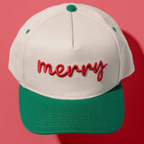 Merry Embroidered Trucker Hat