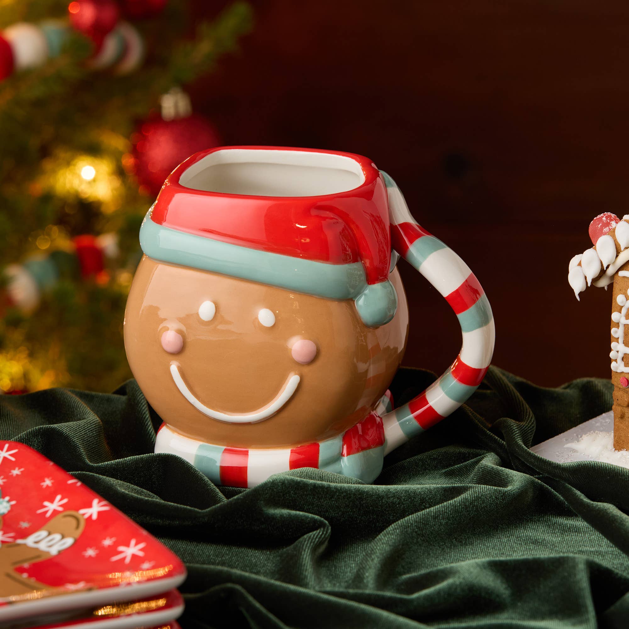 Christmas Whimsy Gingerbread Mug