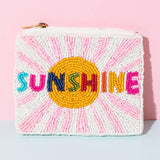 Sunshine Beaded Coin Purse