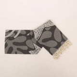 Turkish Cotton Towel with Whale Motif – Spa, Bath or Travel