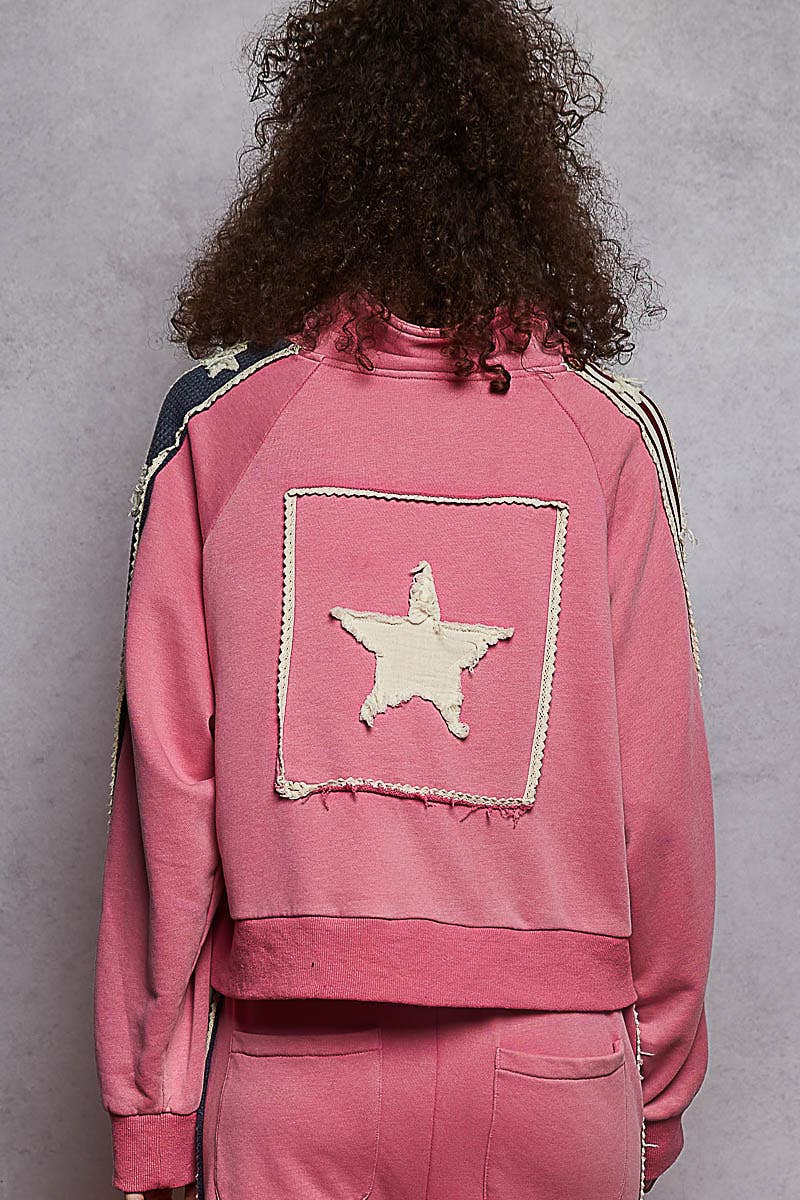 Star Patch Track Jacket