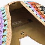 Raffia Hobo Bag