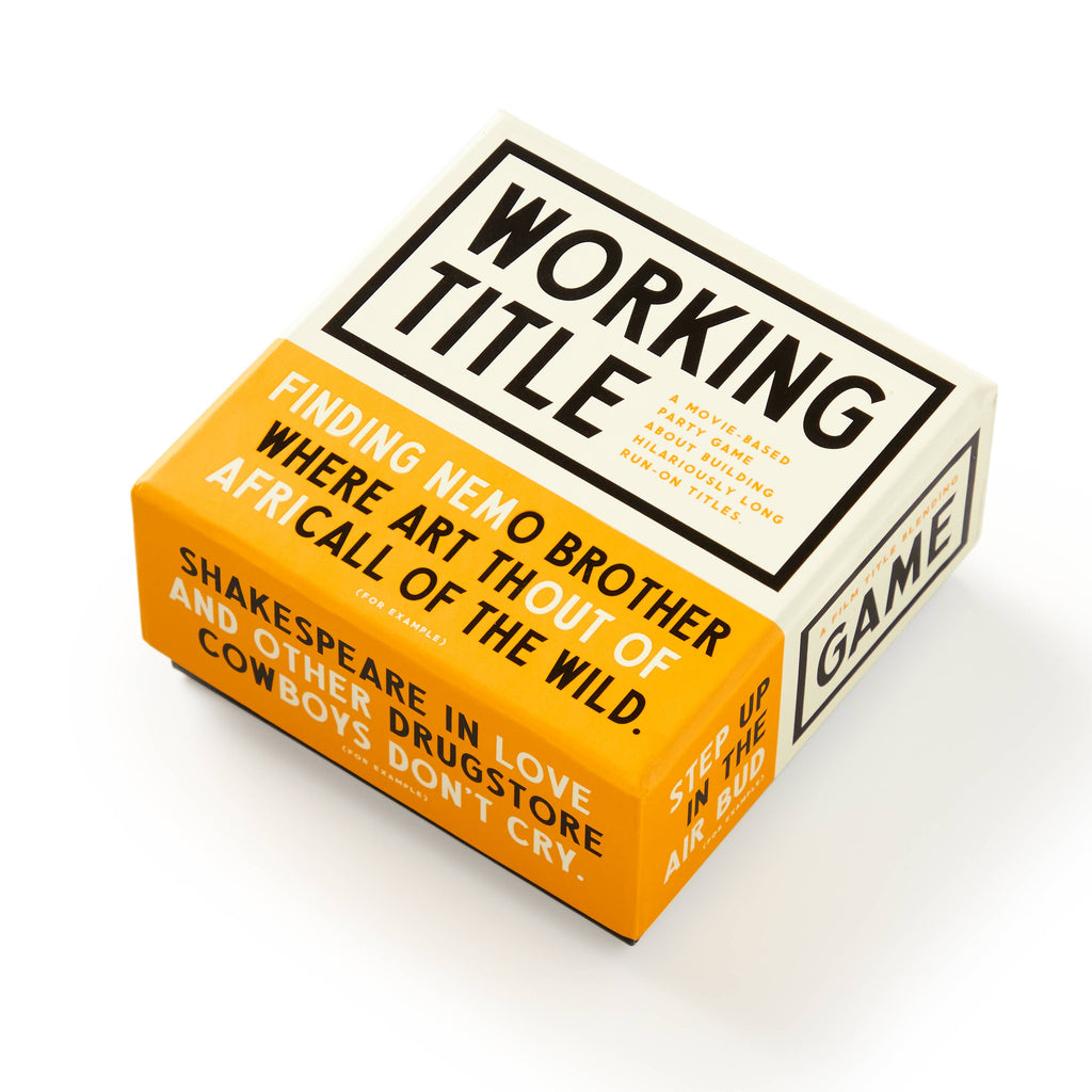 "Working Title" Game