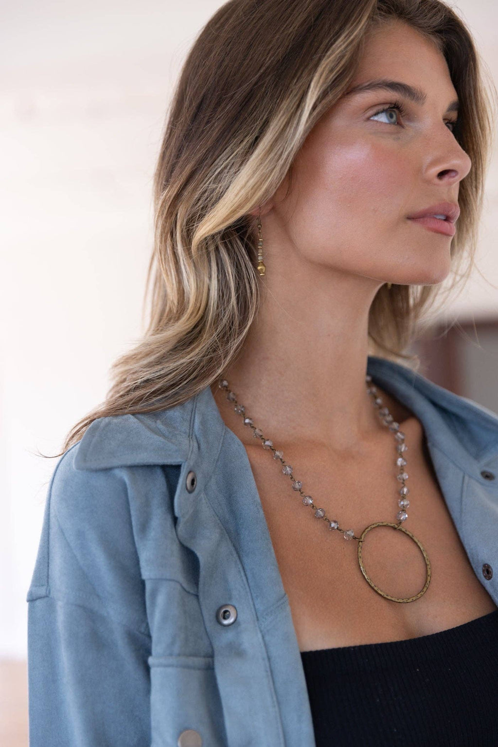 Full Circle Stone Stunner Necklace