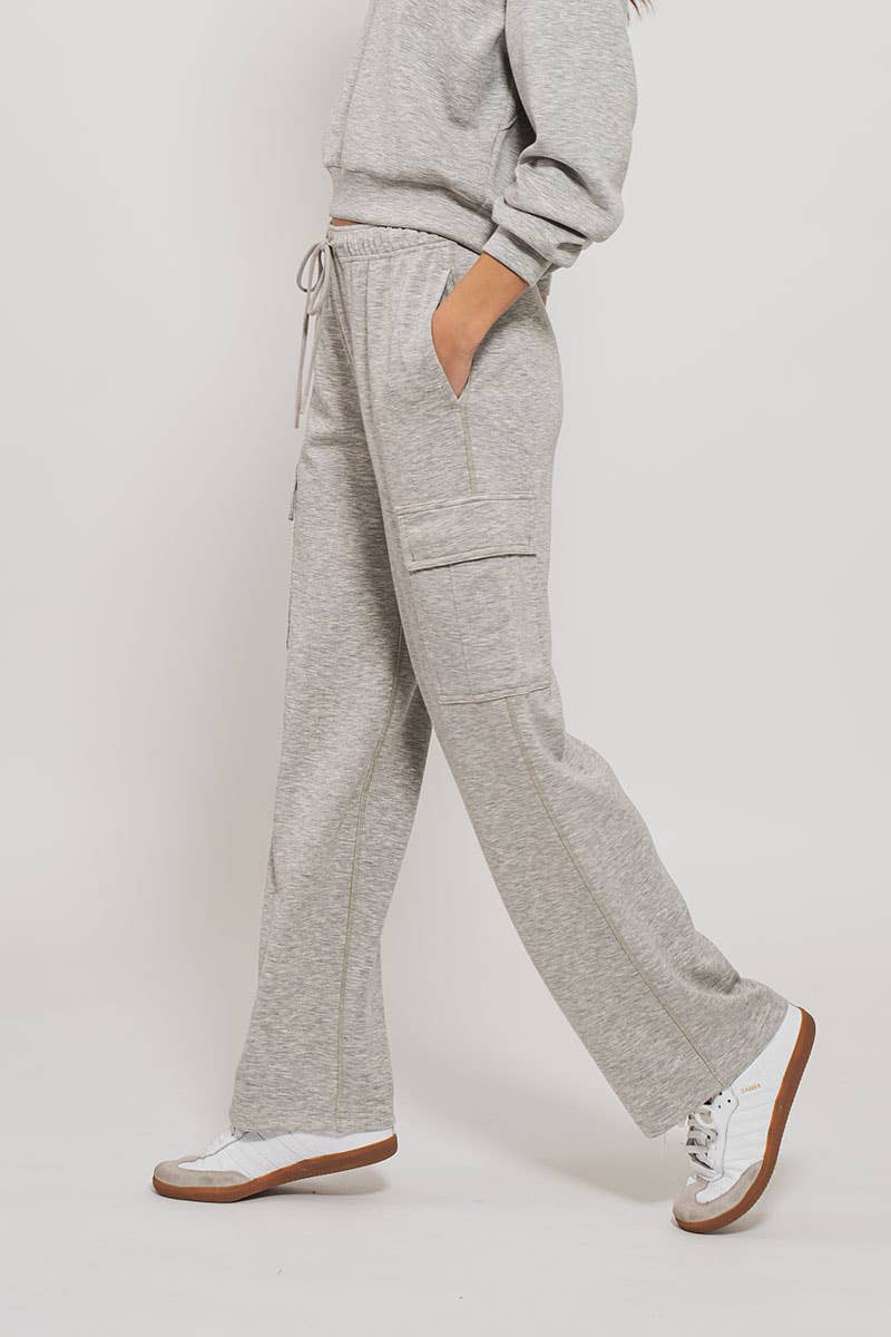 Relaxed Fit Cargo Sweatpants