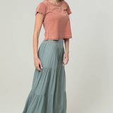 B3690-ASIS WIDE LEG PANTS WITH V YOKE WAIST BAND