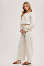 Off-The-Shoulder Knit Jumpsuit