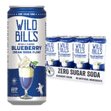 Blueberry: Zero Sugar Soda, Clean Ingredients, 12-Pack, Cans