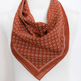 Cotton Daisy Bandana in Black, Rose, Yellow and Rust 🌼
