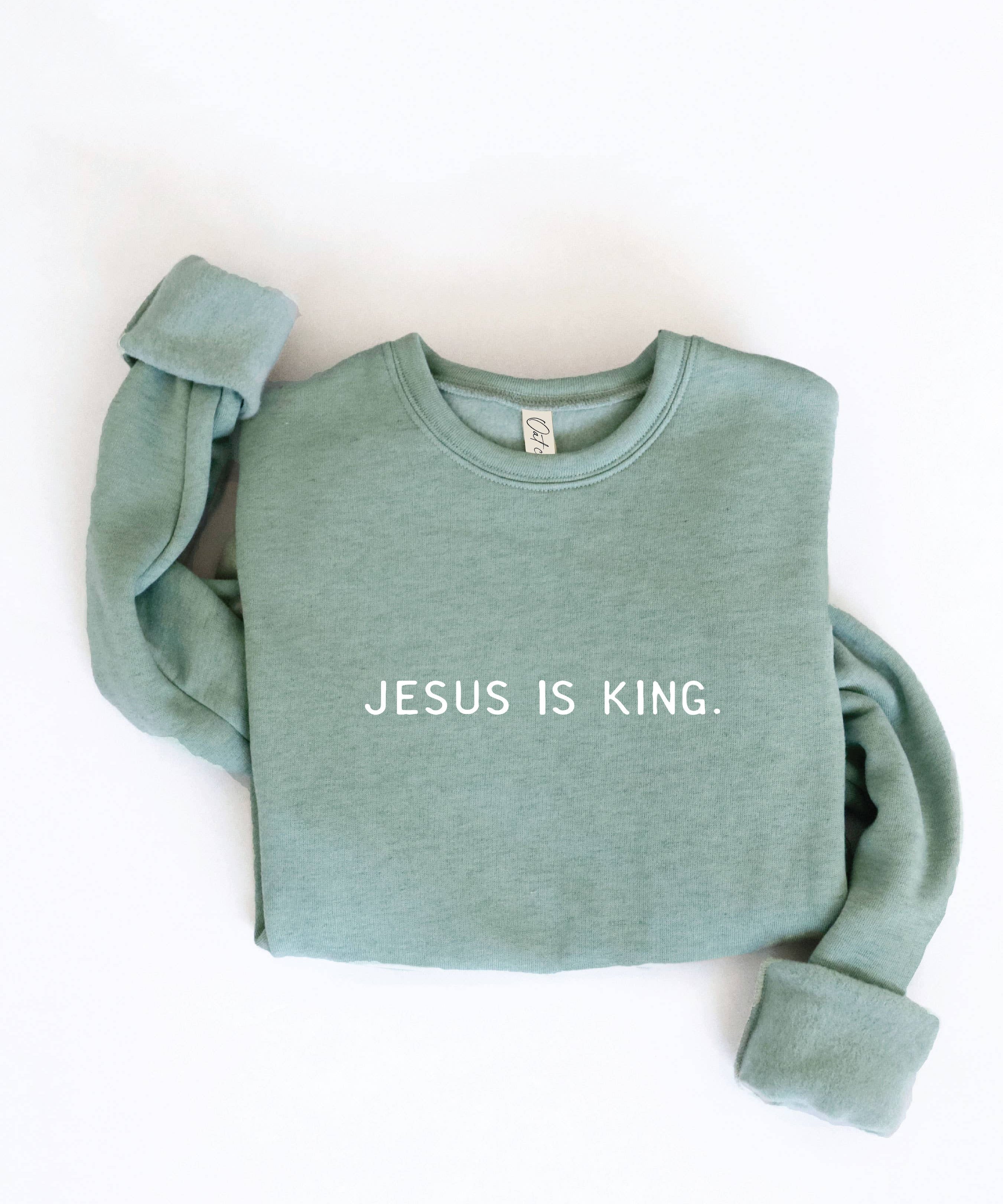 JESUS IS KING Graphic Sweatshirt