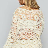 Round Neck Crochet Cropped Top