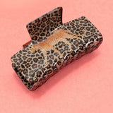 Leopard Hair Claw Clip