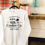 "THE NORTH POLE MILK AND COOKIE CO." Sweatshirt