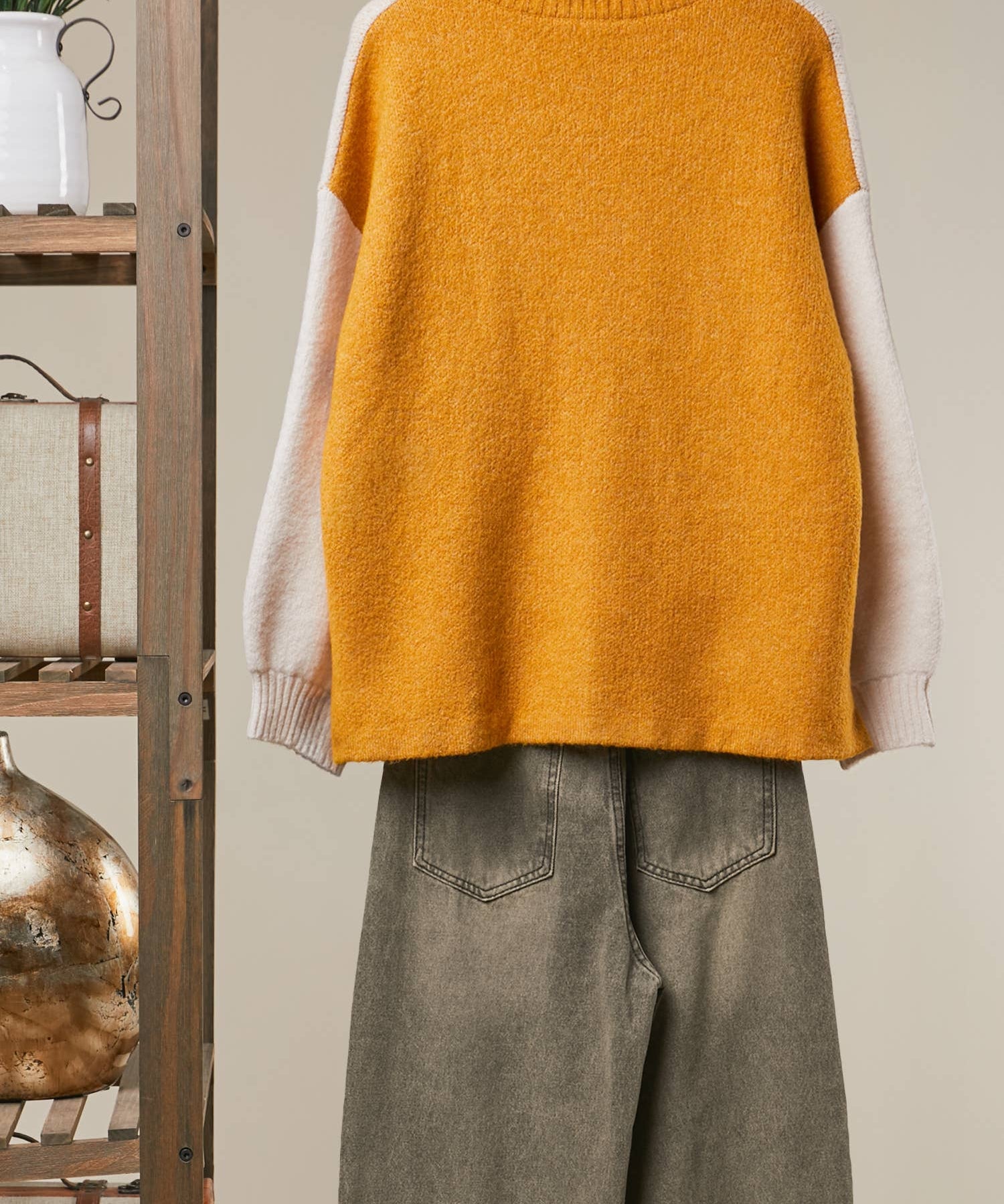 Fuzzy Smiley Face Sweater