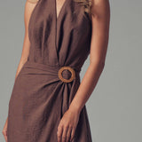 Halter Wide-Leg Jumpsuit