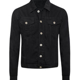MEN'S DENIM JACKET SHERPA LINING (HF-1002)