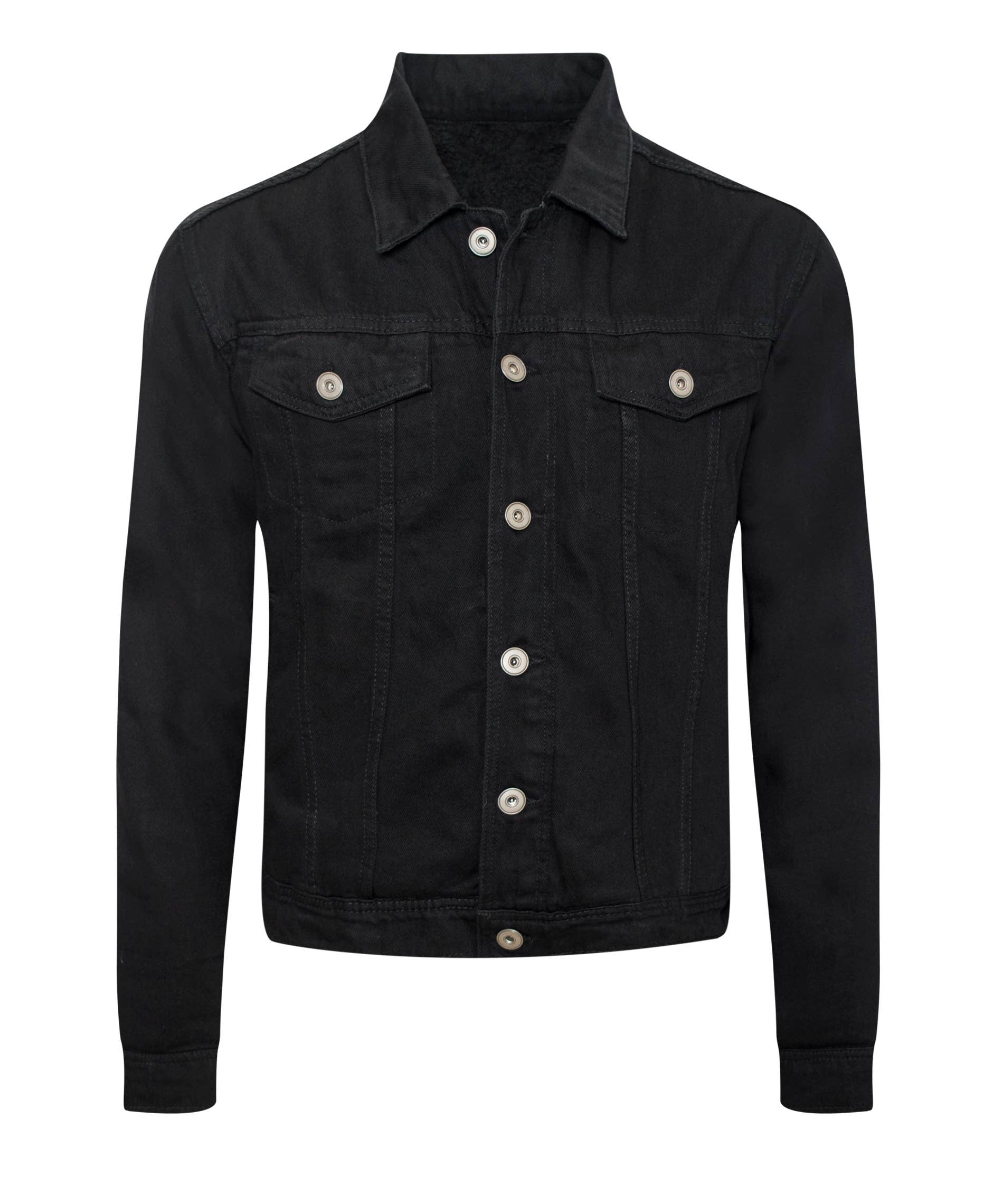 MEN'S DENIM JACKET SHERPA LINING (HF-1002)