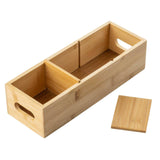 3 Compartment Bamboo Tea Bag Holder