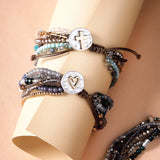 Beaded Prayer Bracelet - Turquoise