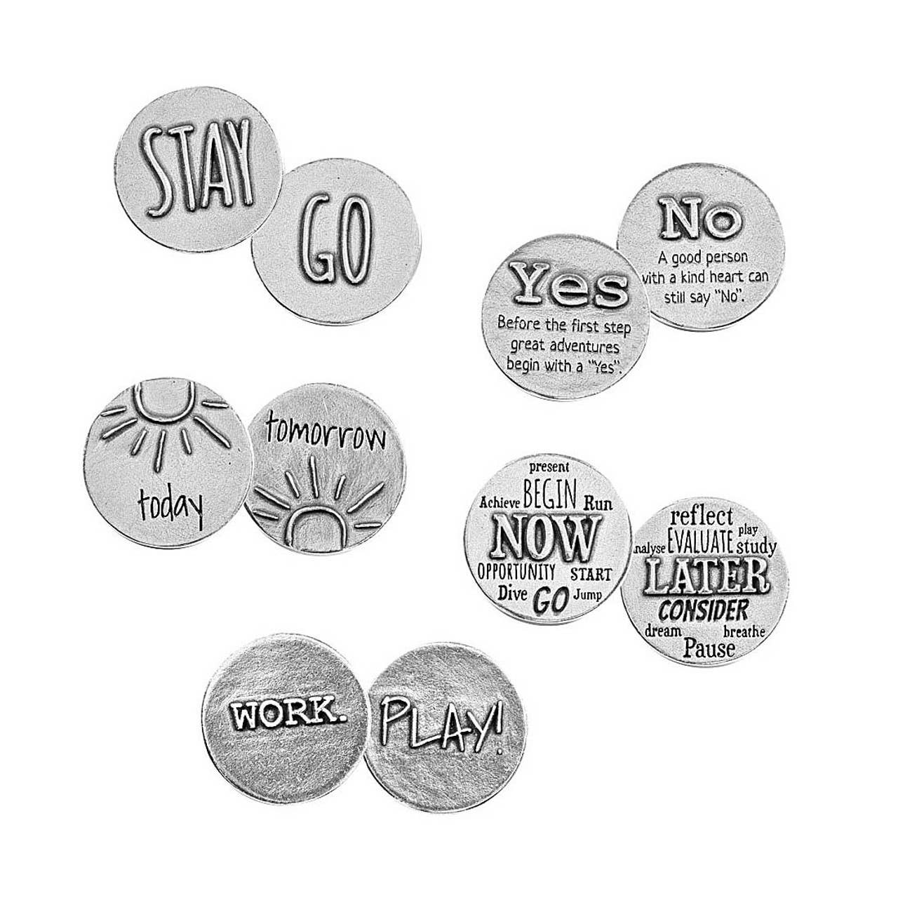 Bag of Decisions Pocket Charms 5 pieces